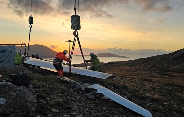 Wind turbine decommissioning by Reblade